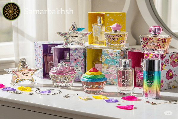 مجموعه عطرهای فانتزی و رنگارنگ برای دختران نوجوان